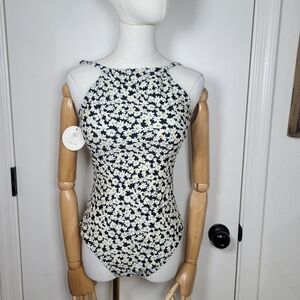 Downeast Cape Elizabeth Sunflower Swimsuit Size Small